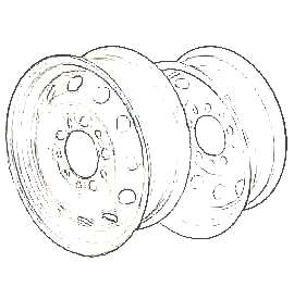 Колесные диски (рисунок)