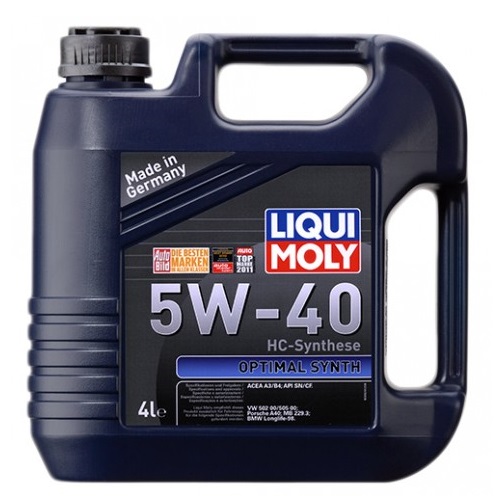 Масло моторное Liqui Moly Optimal Synth 5w40 4л