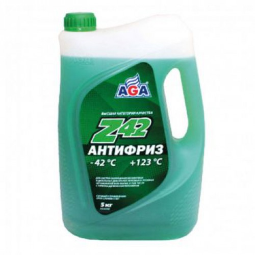 Антифриз AGA Z-42 зеленый 5л
